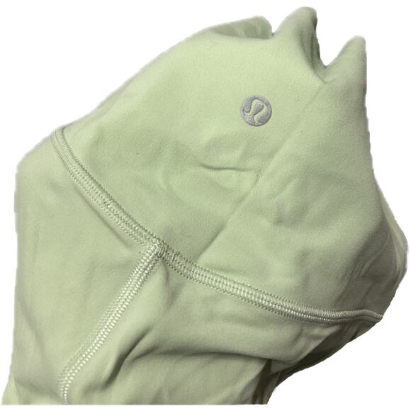 Lululemon Creamy Mint Align High Rise Below Knee Crop Leggings Women’s Size 6 - Picture 3 of 7